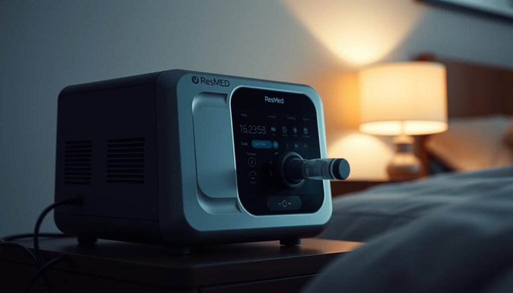 生成有關ResMed AirCurve VAuto睡眠呼吸機的圖片