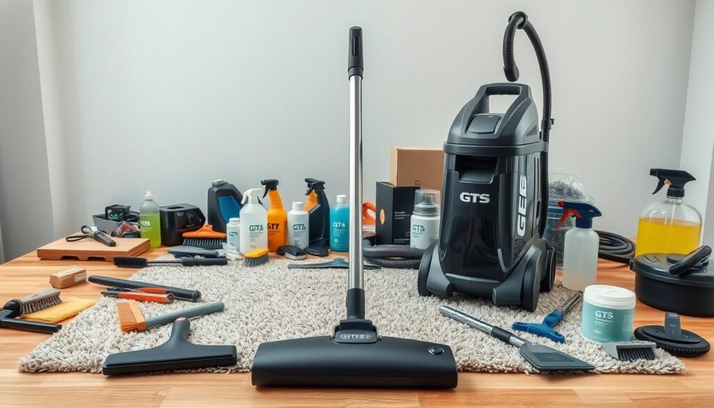 地毯清潔準備工作