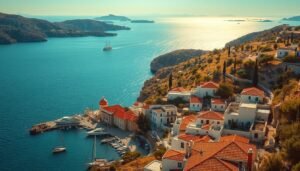 希臘移民地中海風景